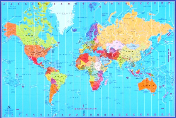 world map cities and countries