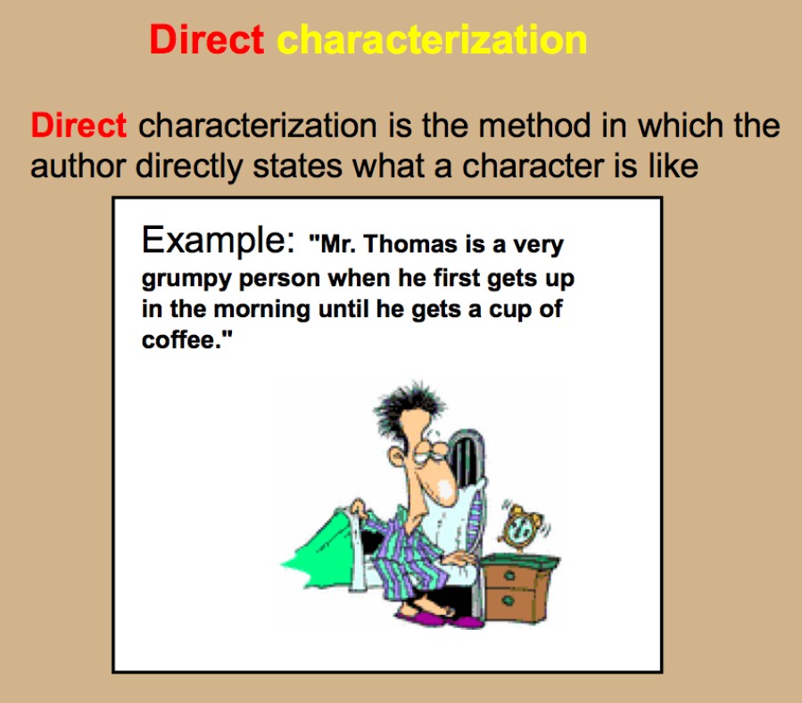 Direct And Indirect Characterization Worksheet