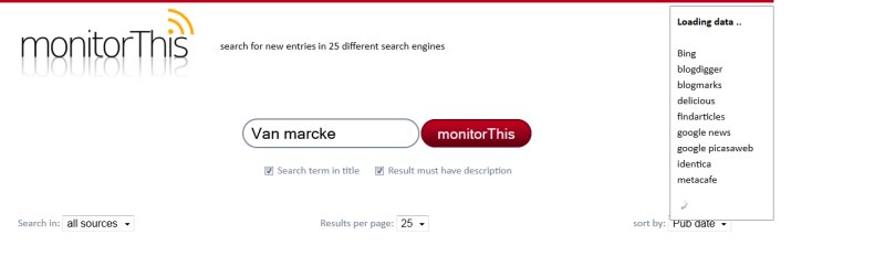 Monitter RSS reader Homer Jay Simpson